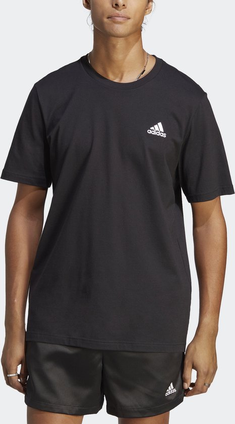 Adidas Sportswear Essentials Single Jersey Geborduurd Small Logo T-shirt - Heren