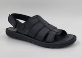 Meriet - Heren Sandalen - Wandelsandalen - Zwart - Maat 44