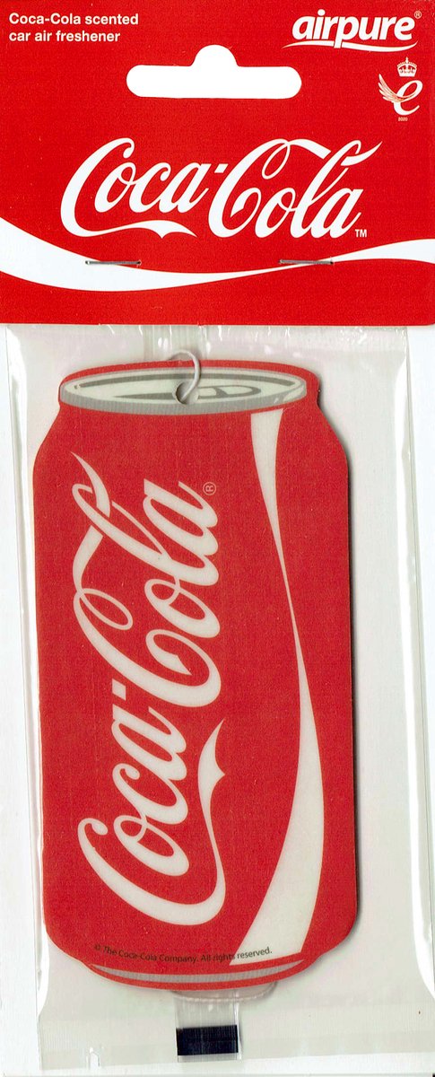 Coca Cola Auto Geurhanger - Luchtverfrisser - 11cm - Cola - Cola blikje - Autoverfrisser