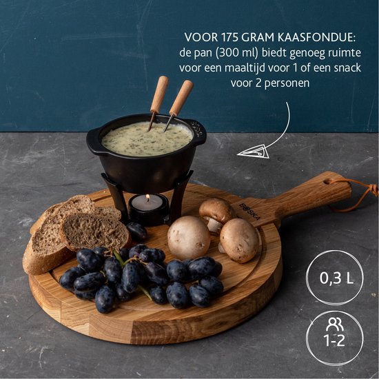 GOURMETmaxx 2-in-1 raclette met fondue, raclette-set voor 8 personen
