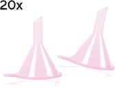 Afecto Mini trechters roze | ideaal voor parfum, verstuivers etc| 20 stuks