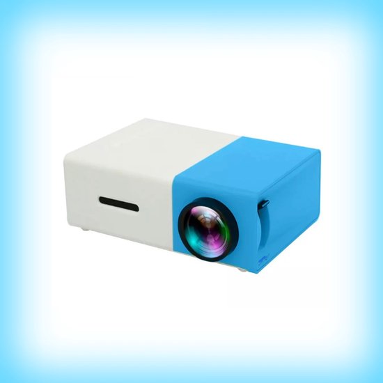George Hanbury Handelsmerk Redenaar Blue Panther YG-300 Mini Beamer - Draagbare LED Projector voor  Thuisbioscoop -... | bol.com