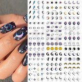 12 Stuks Nagelstickers – Galaxy Milkyway – Nail Art Stickers