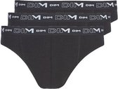 Set van 3 zwarte Stretch Katoen DIM slips voor mannen