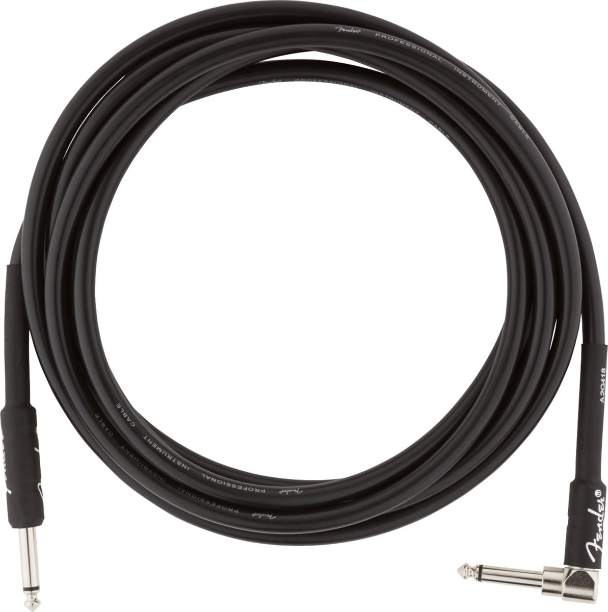 Fender Professional Instrument Cable 3 m BLK - Gitaarkabel