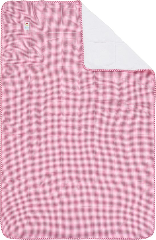 Lief! Vichy - Deken - 100x150 cm - Roze