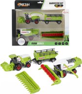 Toi-Toys Landbouwmachines met aanhanger - 2 stuks (28097A)