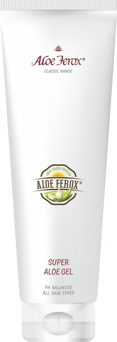 Goedkoopste Aloe Ferox Super Gel - Natuurlijk herstel van de huid - Plantaardige verzorging van de huid bij o.a. medische bestraling - zonnebrand - Jeuk - Littekens - dagelijkse elasticiteit - 150 ml