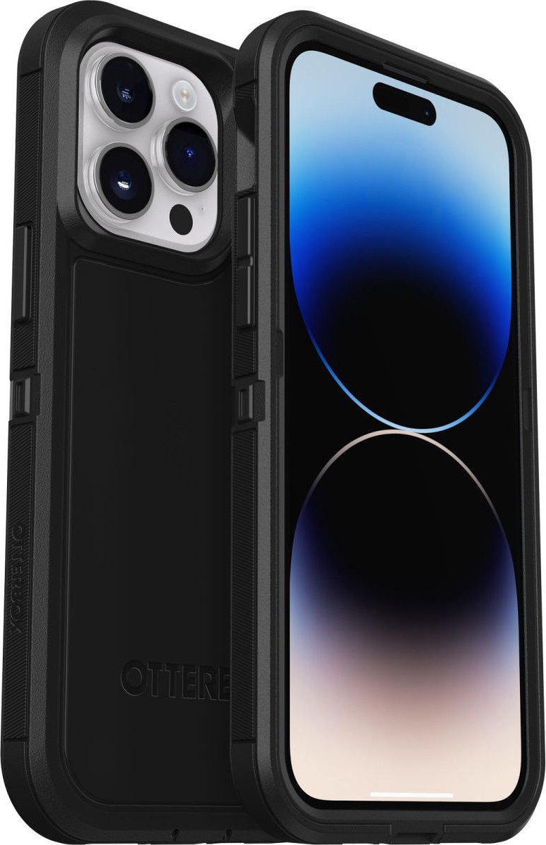 Geschikt voor OtterBox Apple iPhone 14 Pro Max Defender XT Hoesje met Mag Zwart