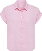 Short Sleeve Blouse Dames - Bright Roze - Maat XL