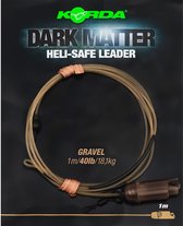 Korda dark matter leader heli safe gravel 40lb 1m