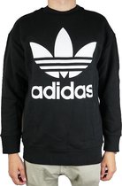 adidas Originals Trefoil Over Crew CW1236, Mannen, Zwart, Sporttrui casual maat: XL EU