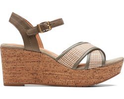-Zalando - Dames - Elleri Plum - D - 5 - olive leather - maat 6