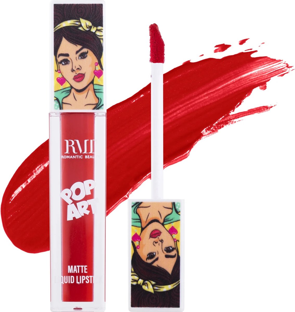 Romantic Beauty - Pop Art - Matte - Liquid Lipstick - 05 - Rood - Lippenstift - 6.2 g
