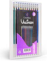 CreaBea Vullingen - Set van 12 Vervangbare Vullingen voor Frixion Pen - Vulling voor CreaBea Pennenset en Rollerball Pennen - 12 Kleuren