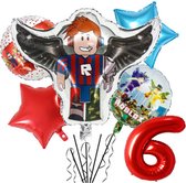 Rainbow Friends Verjaardag Versiering - Leeftijd: 8 jaar - Rainbow Friends  Ballonnen 