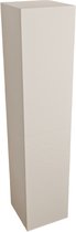 L'Aqua Slimline Kolomkast 30 x 35 x 135 cm- Cappucino - Beige - Badmeubel - Kolomkast hangend - met Twee deuren - Badkamer kast - Badkamerkast - Softclose deuren - MDF materiaal - Moderne stijl - Ideaal voor kleine badkamers - Eenvoudig te monteren.
