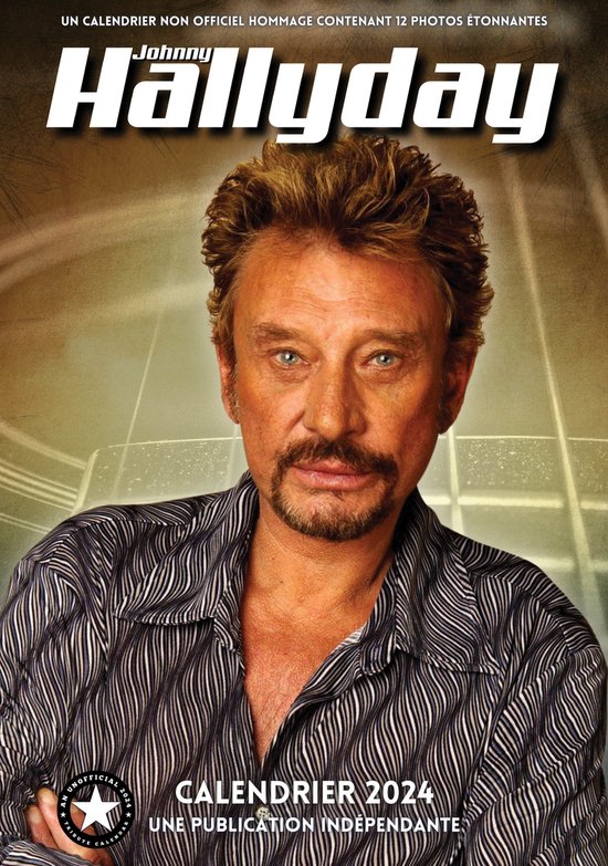 Johnny Hallyday Calendrier 2024 A3 | bol.com