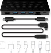 Twelve South StayGo USB-C Hub geschikt voor MacBook met USB-A en HDMI Zwart