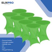 ElixPro - Jupe de table debout Premium vert 8x - ∅80 x 110 cm - Jupe de table - Housse de table debout - Housse de table debout - Extra épaisse pour un look Premium