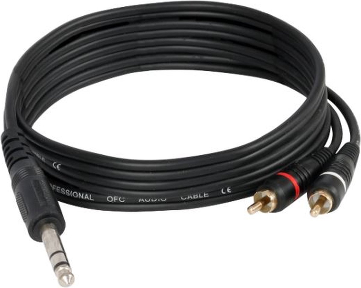 Devine VB3030 stereo jack male - 2x RCA male 3 m