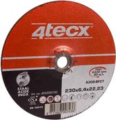 Disque abrasif 4Tecx 115x6.4 Acier plat