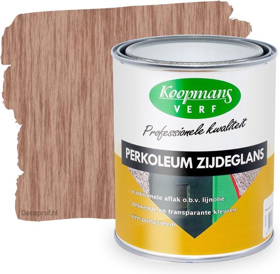 Koopmans Perkoleum Zijdeglans 750ml transparant kleur 214 Donker eiken
