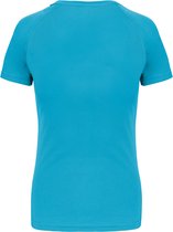Damessportshirt 'Proact' met ronde hals Light Turquoise - M