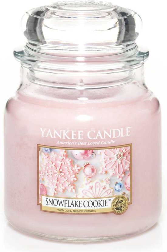 Yankee Candle - Geurkaars - Snowflake Cookie - Small Jar | bol