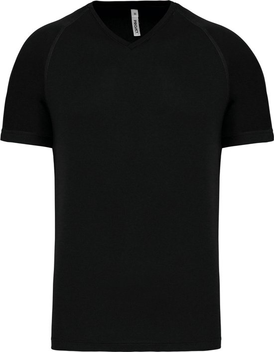 Chemise de sport homme ' Proact' avec col V Noir - XXL