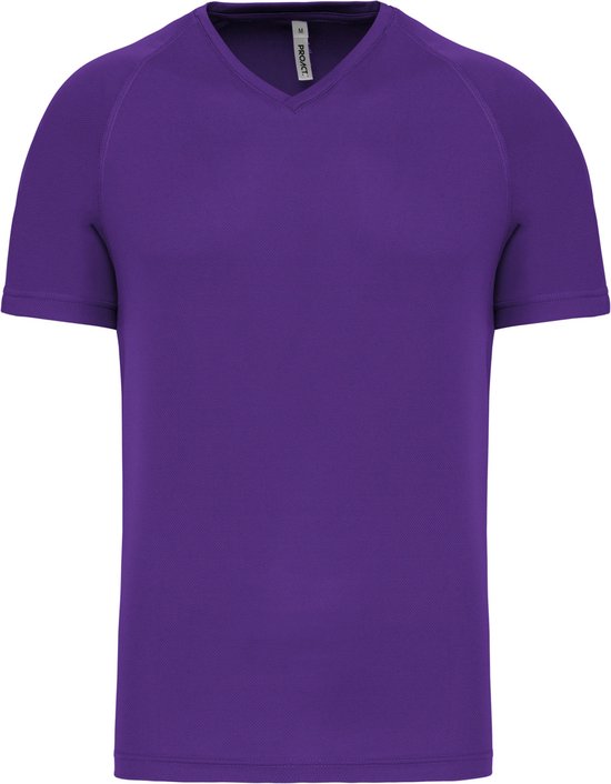 Chemise de sport homme ' Proact' à col V Violet - XXL