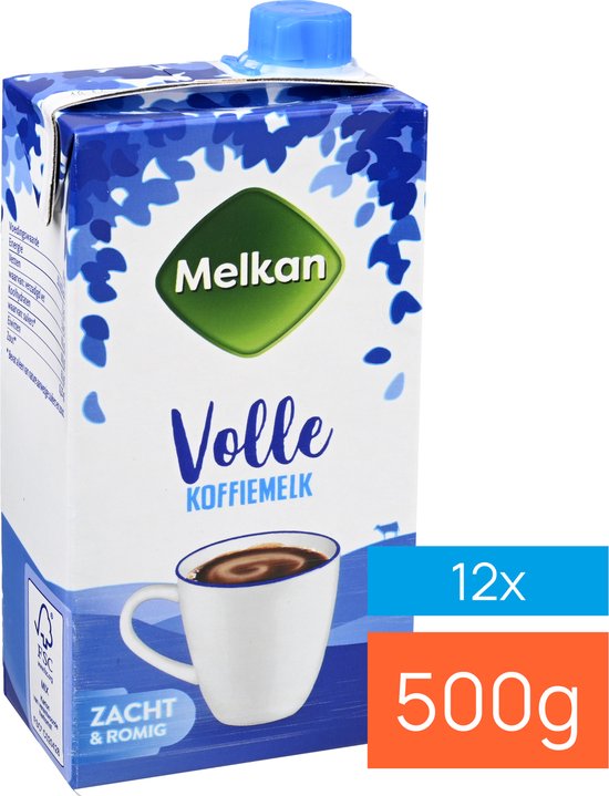 Melkan Volle Koffiemelk 500g | bol