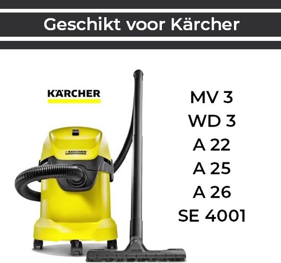 Stofzuigerzakken 20 stuks - Geschikt voor Kärcher - 6.959-130.0 - van Zedar
