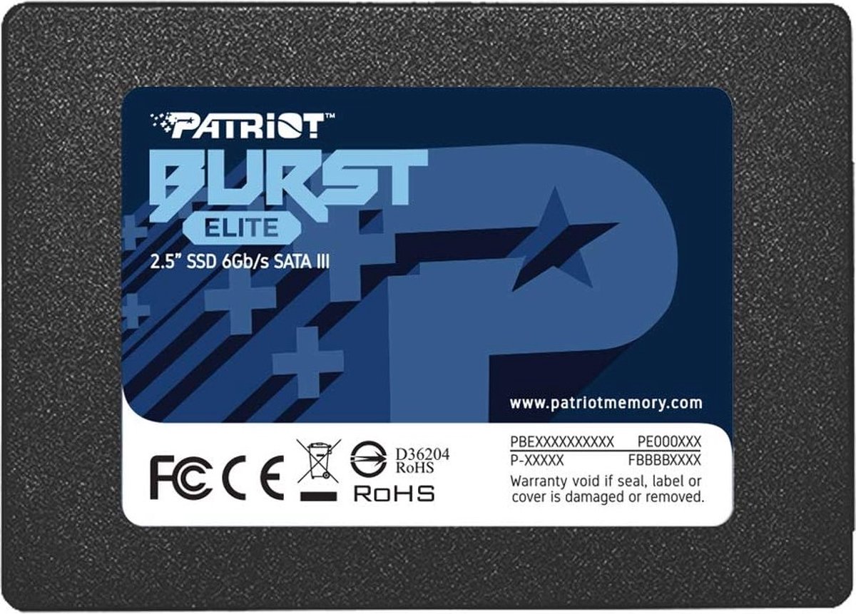 Patriot Burst Elite - Solid State Drive - 480 GB - SATA 3 - 2.5