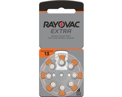 Rayovac Extra Advanced 13 Hoorbatterijen PR48 Oranje – 8 Stuks