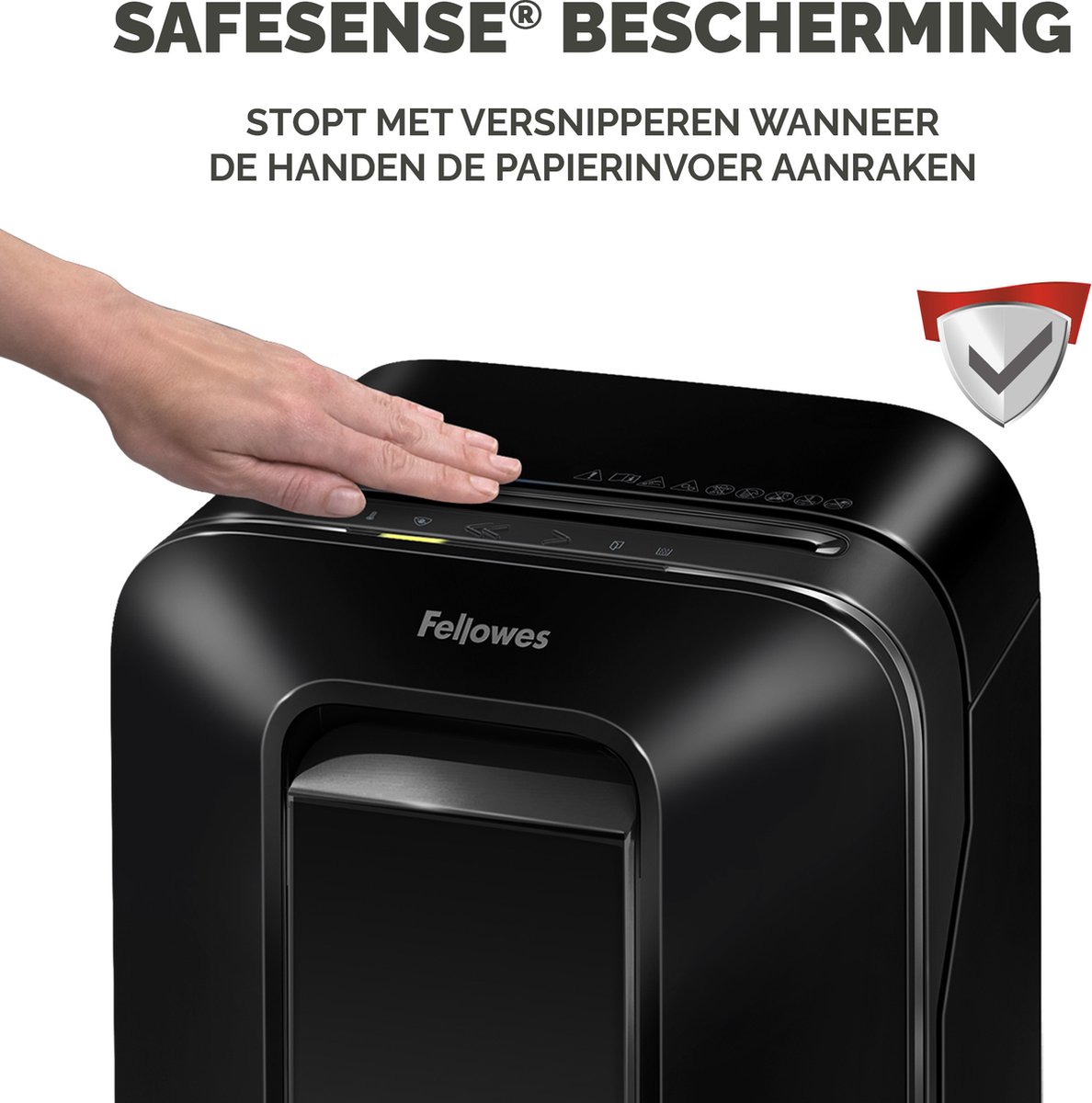 Fellowes LX201 Papiervernietiger / Papierversnipperaar – P‑5 Micro‑Cut – 12 vellen – Ook voor pasjes – 100% Jam Proof thumbnail 5
