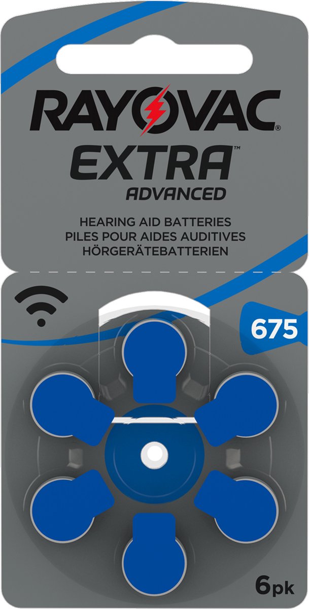 Cochlear Implantaat batterijen Type 675 Rayovac