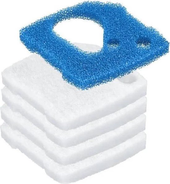 4x filterfleece 1x filterschuim geschikt voor eheim professionel 4+