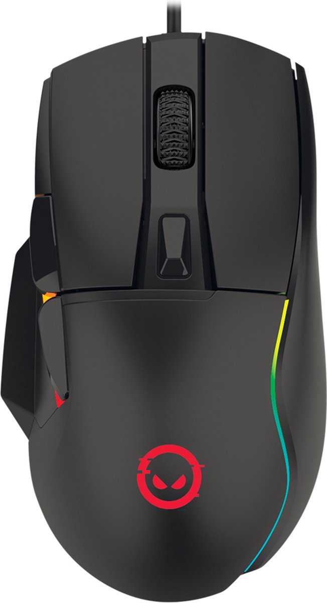 Lorgar Jetter 357 - 12.000 FPS - Ergonomisch - 6 Programmerbare knoppen - RGB licht - Zwart