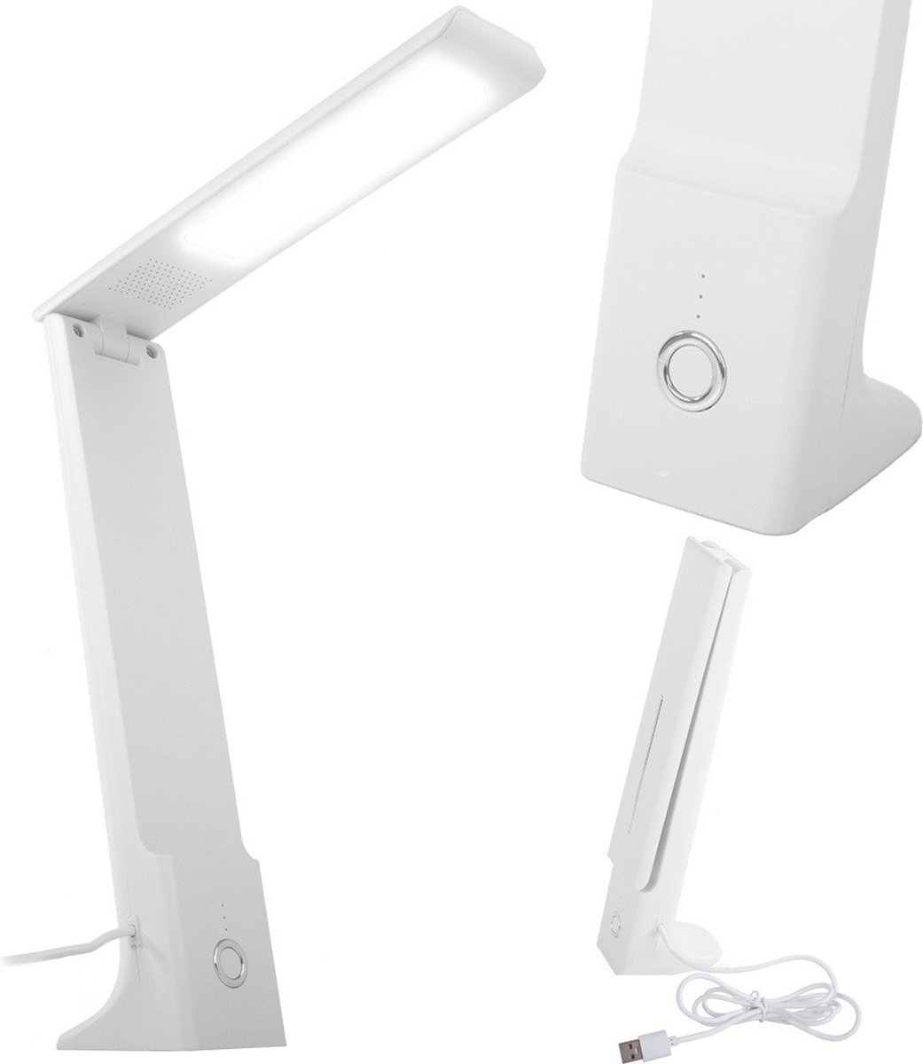 Lampe De Table Chambre Tactile Blanc Chaud Veilleuse Dimmable E27 Avec Usb
