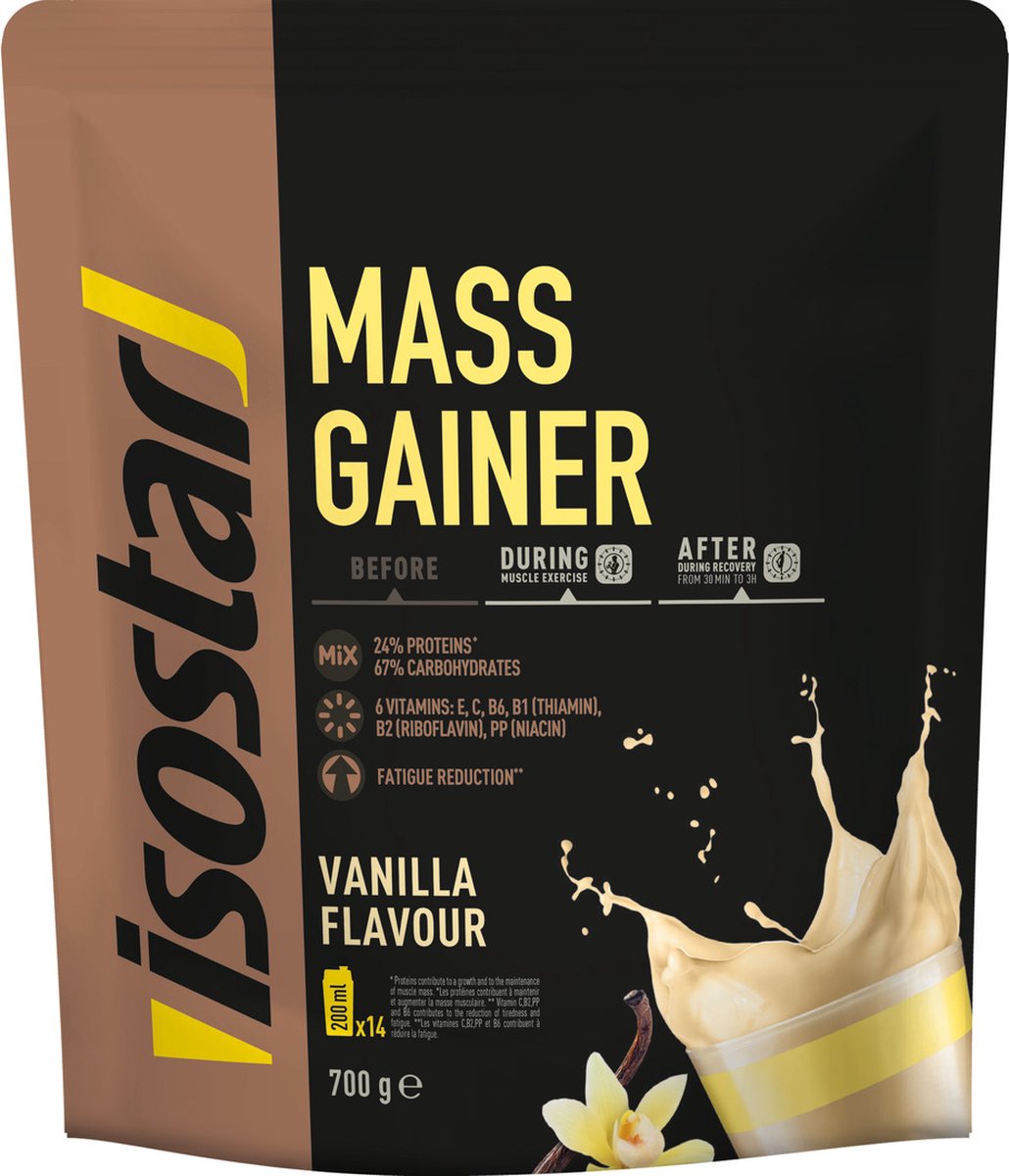 Isostar Mass Gainer powder Vanilla 700g