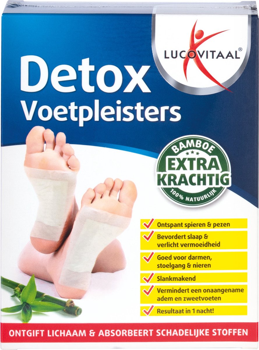 2+2 gratis: Lucovitaal Detox Voetpleisters 10 stuks