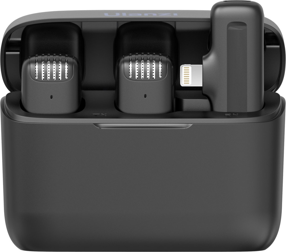 Draadloze smartphone microfoon - Lightning voor iPhone en iPad - met oplaadbox