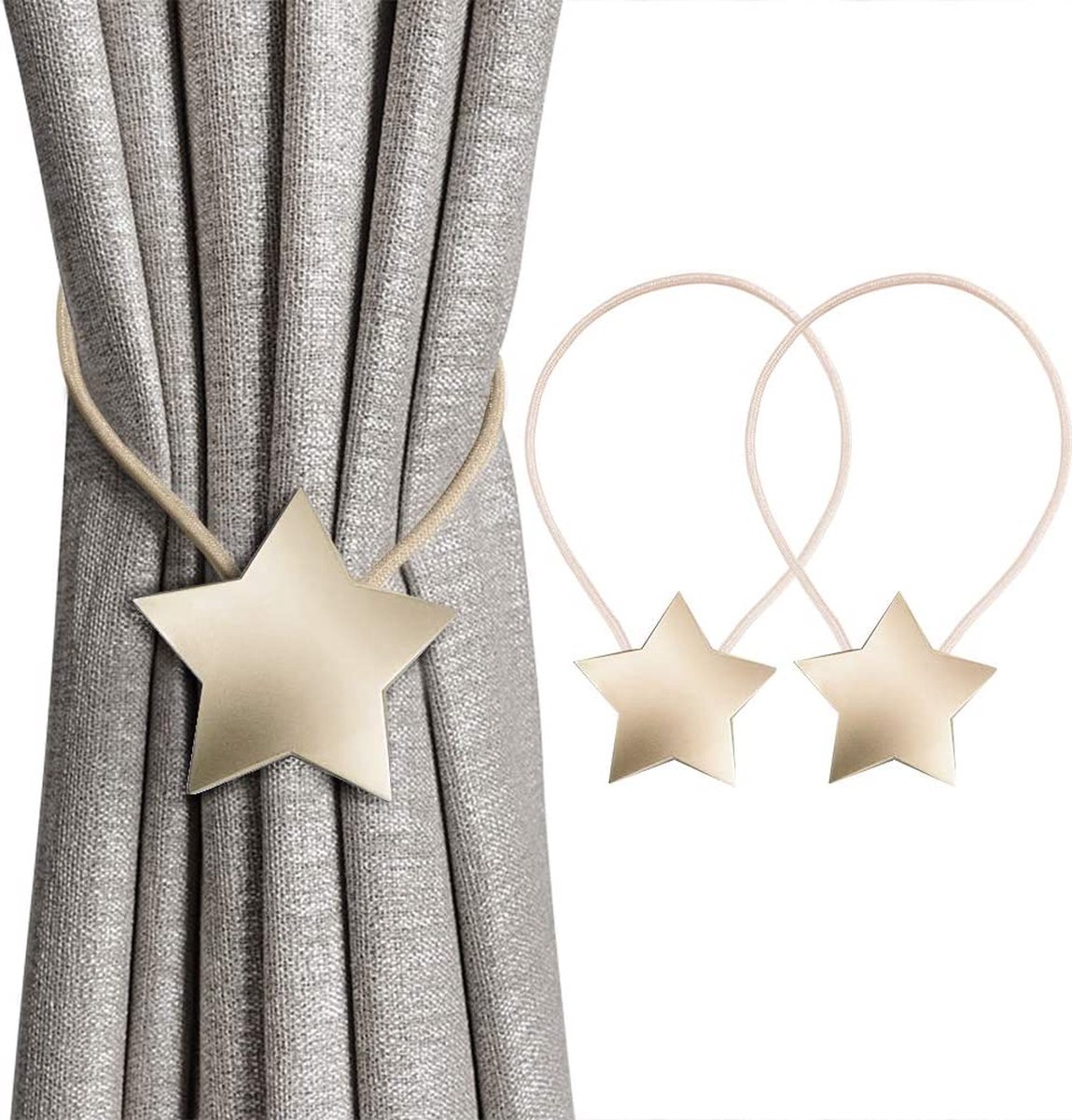 gordijngordijnhouder ster creatieve gordijnen lussen