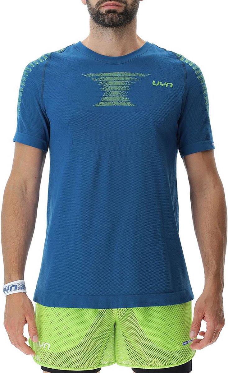 Uyn Padel Series Smash T-shirt Met Korte Mouwen Blauw M Man