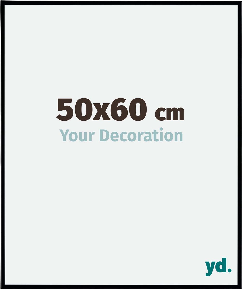 yd. Your Decoration - Fotolijst 50x60 cm - Kunststof - Zwart Mat - Evry