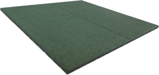 Dalle de terrasse Caoutchouc 100 x 100 (25 mm) vert