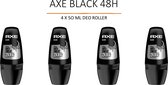 Bol.com Axe Deodorant Roller Black - Voordeelverpakking 4 X 50 ml aanbieding