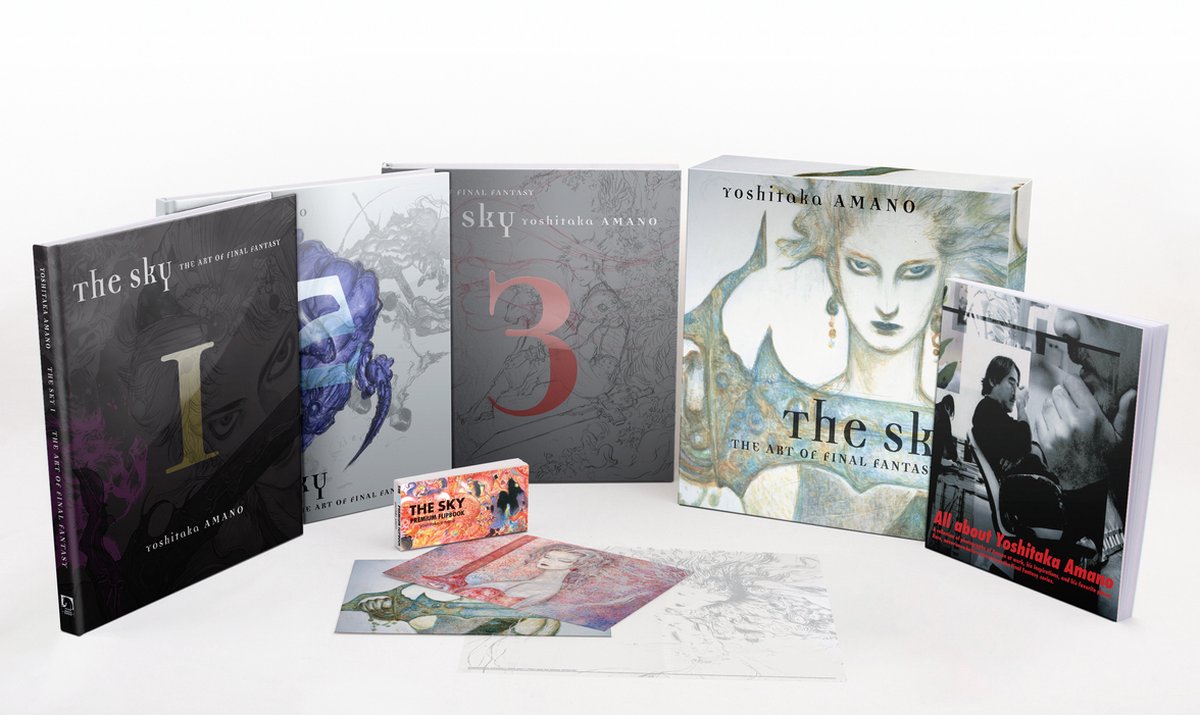 The Sky: The Art of Final Fantasy Boxed Set - Yoshitaka Amano