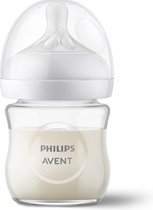 Philips Avent Natural Response Fles - 1 Fles - 120 ml - 0M+ maanden - Snelheid -2-speen - Glas - SCY930/01